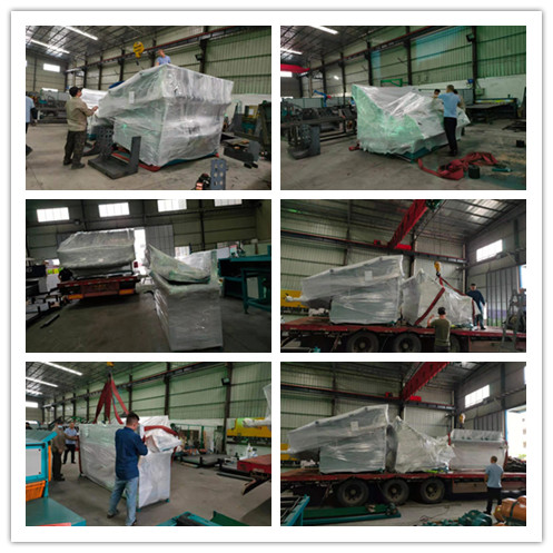 2021年8月9日發往山西省運城市-ZQ350型圓木多片斷料鋸、放料