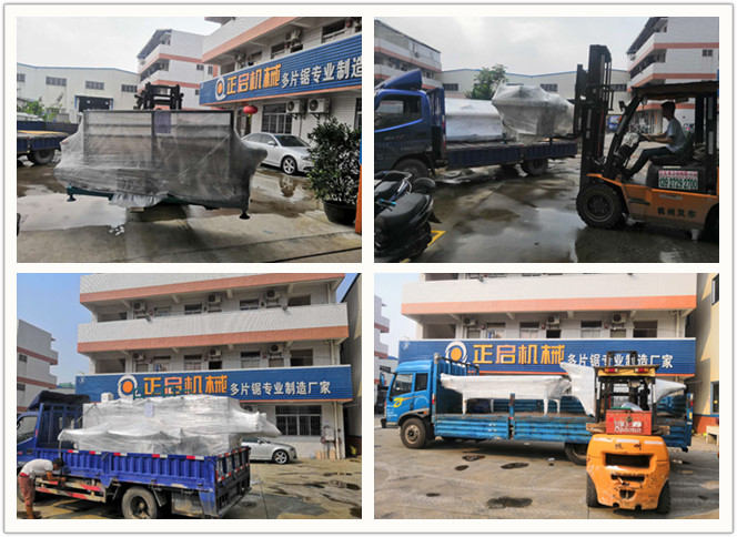 2018年9月發往澳大利亞--原木自動堆料架、原木自動翻轉進料