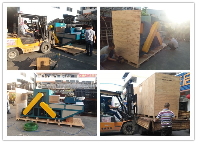 2018年5月發往尼日利亞--原木液壓推料多片鋸