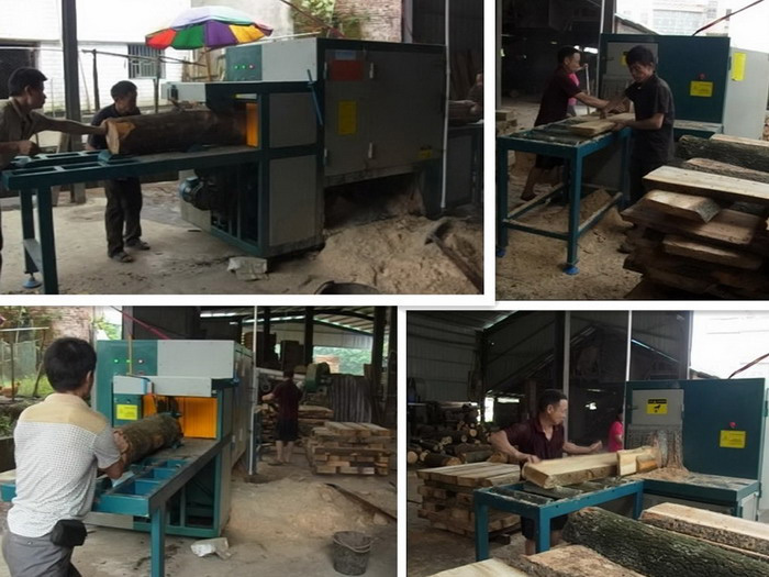 原木多片鋸350機(jī)&nbsp;湖南邵陽市現(xiàn)場加工