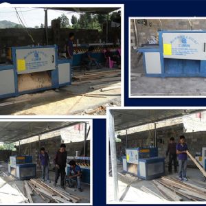 廣西-賀州-桐仁-原木多片鋸加工現場