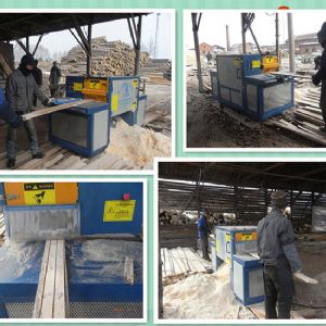 河南鄭州市--方木50高多片鋸加工現場