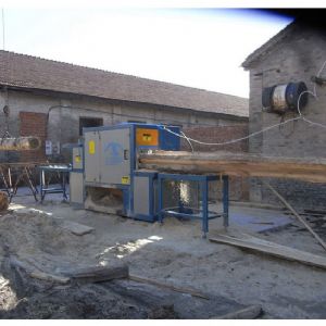 山西省-長治市-400圓木多片鋸-方木-加工現場